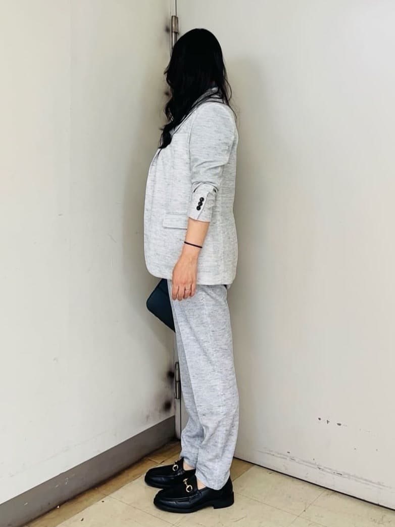 iwさんの「TAKEO KIKUCHI｜【尾州織】リネンブレンド メッシュ ジャケット」を使ったコーディネート