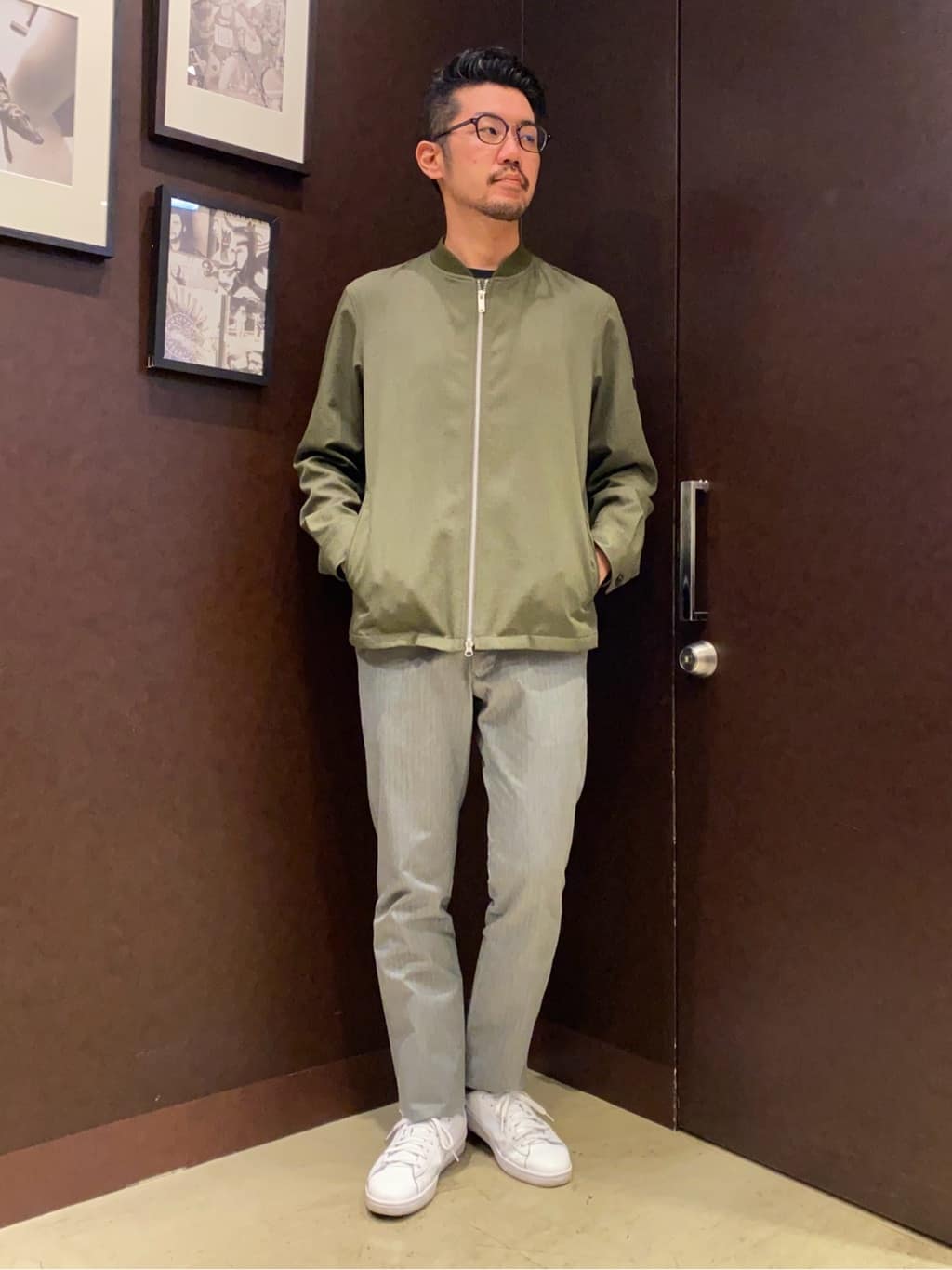shuheiさんの「TAKEO KIKUCHI｜【全7サイズ&times;8色展開！】トップマルチヘリンボン パンツ」を使ったコーディネート