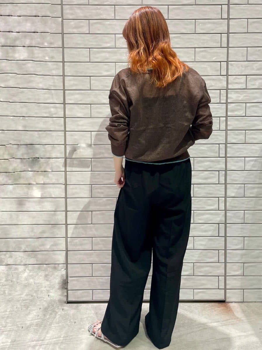 ayakaさんの「OPAQUE.CLIP｜リブキャミソール【洗濯機洗い可】」を使ったコーディネート