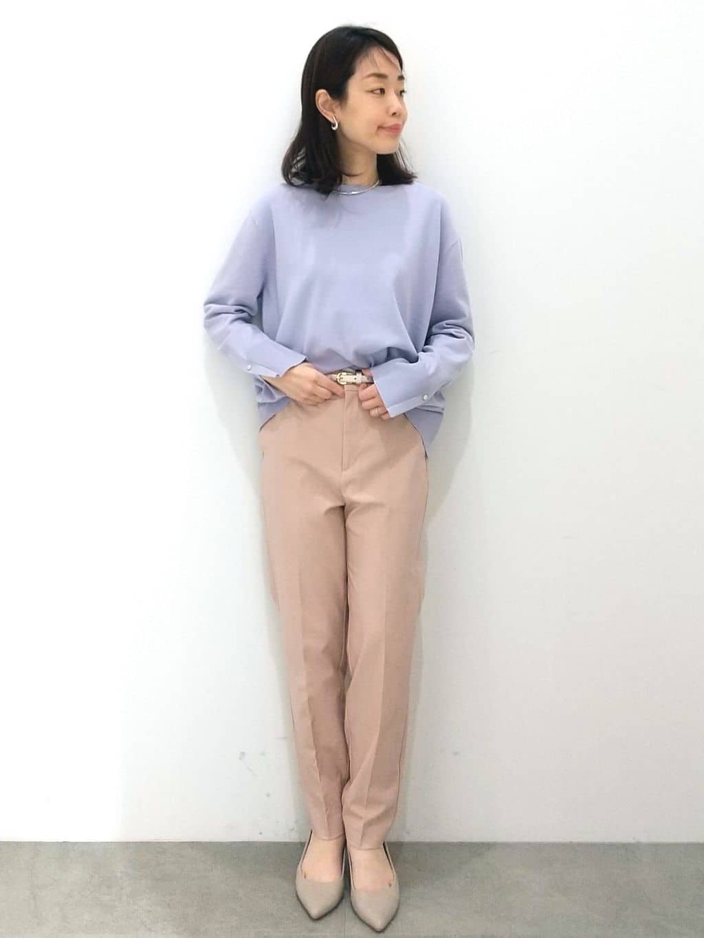 Matsuさんの「OPAQUE.CLIP｜【抗菌防臭加工/7cmヒール】ベーシックパンプス/通勤対応」を使ったコーディネート