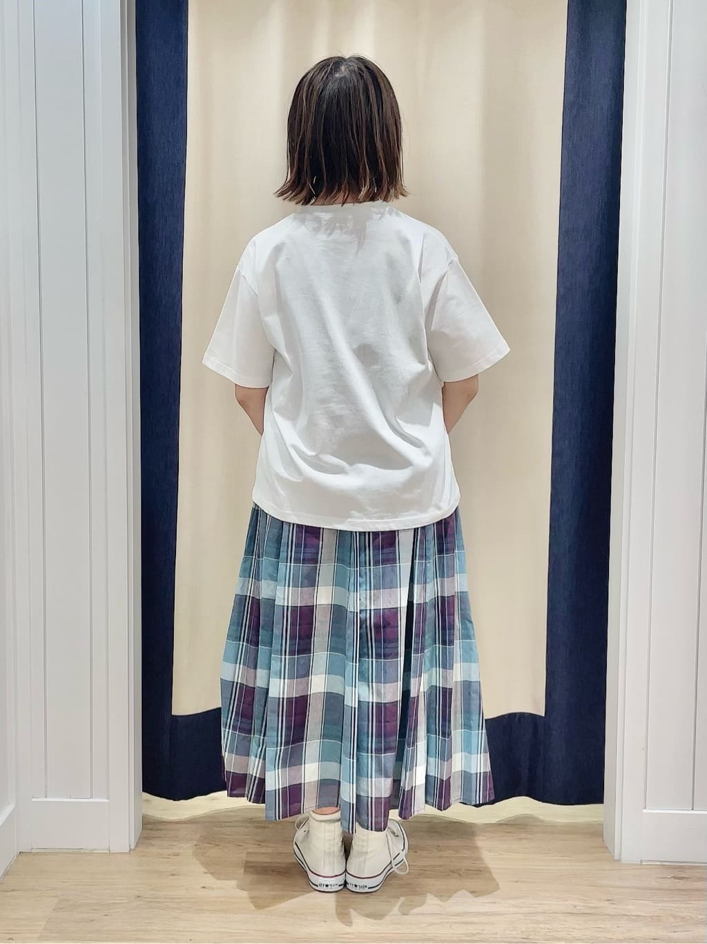 Akiさんの「Dessin｜【CONVERSE/コンバース】ハイカット」を使ったコーディネート