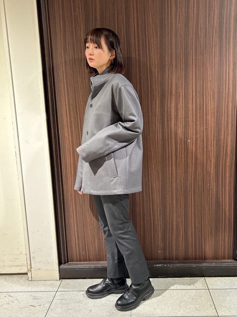 さやさんの「TAKEO KIKUCHI｜【全7サイズ&times;8色展開！】トップマルチヘリンボン パンツ」を使ったコーディネート