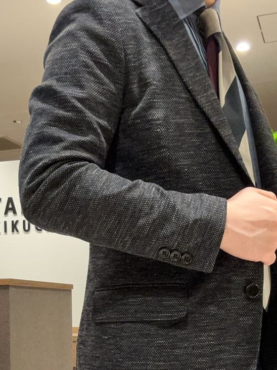 コウノ モトヤさんの「TAKEO KIKUCHI｜【尾州織】リネンブレンド メッシュ ジャケット」を使ったコーディネート