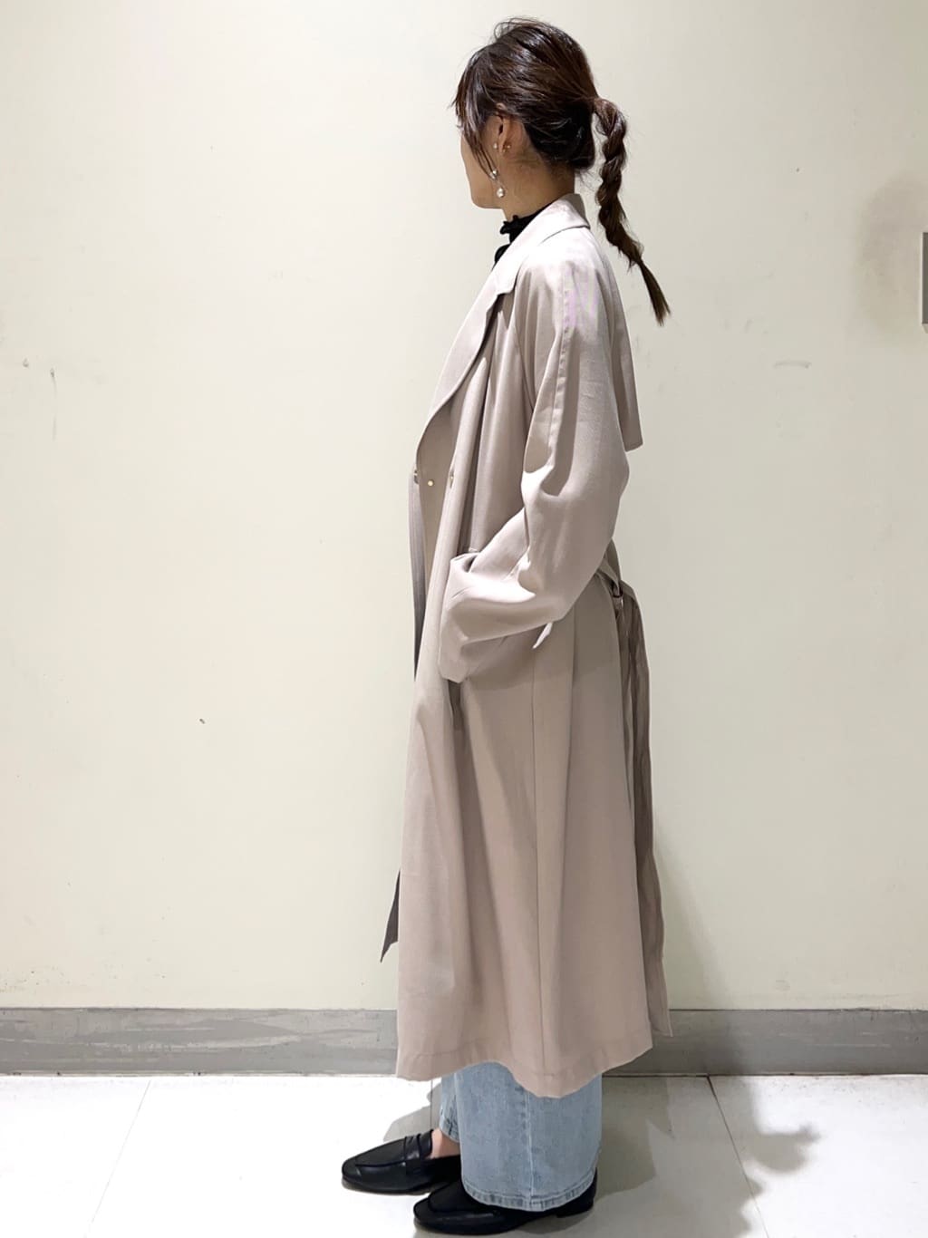 meeさんの「OPAQUE.CLIP｜ワイドストラップリブキャミソール【ストレッチ／洗濯機洗い可】」を使ったコーディネート