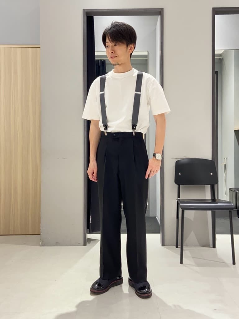 わいずみさんの「TAKEO KIKUCHI｜【尾州織】リネンブレンド メッシュ ジャケット」を使ったコーディネート