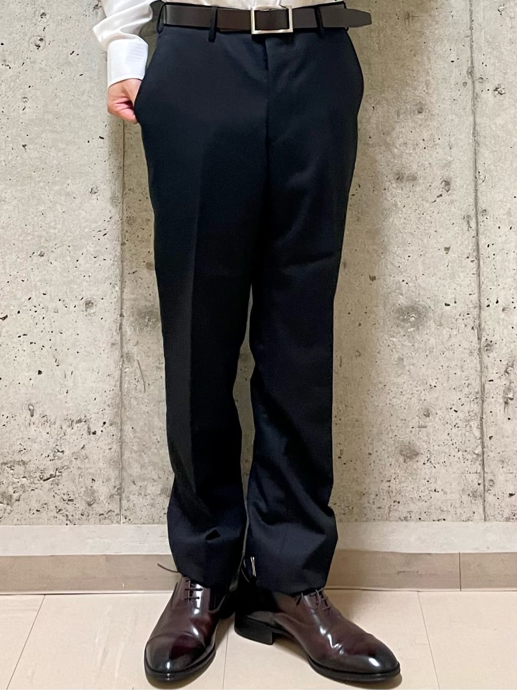 すずきさんの「TAKEO KIKUCHI｜【Made in JAPAN】ドビーストライプ ドレス シャツ」を使ったコーディネート