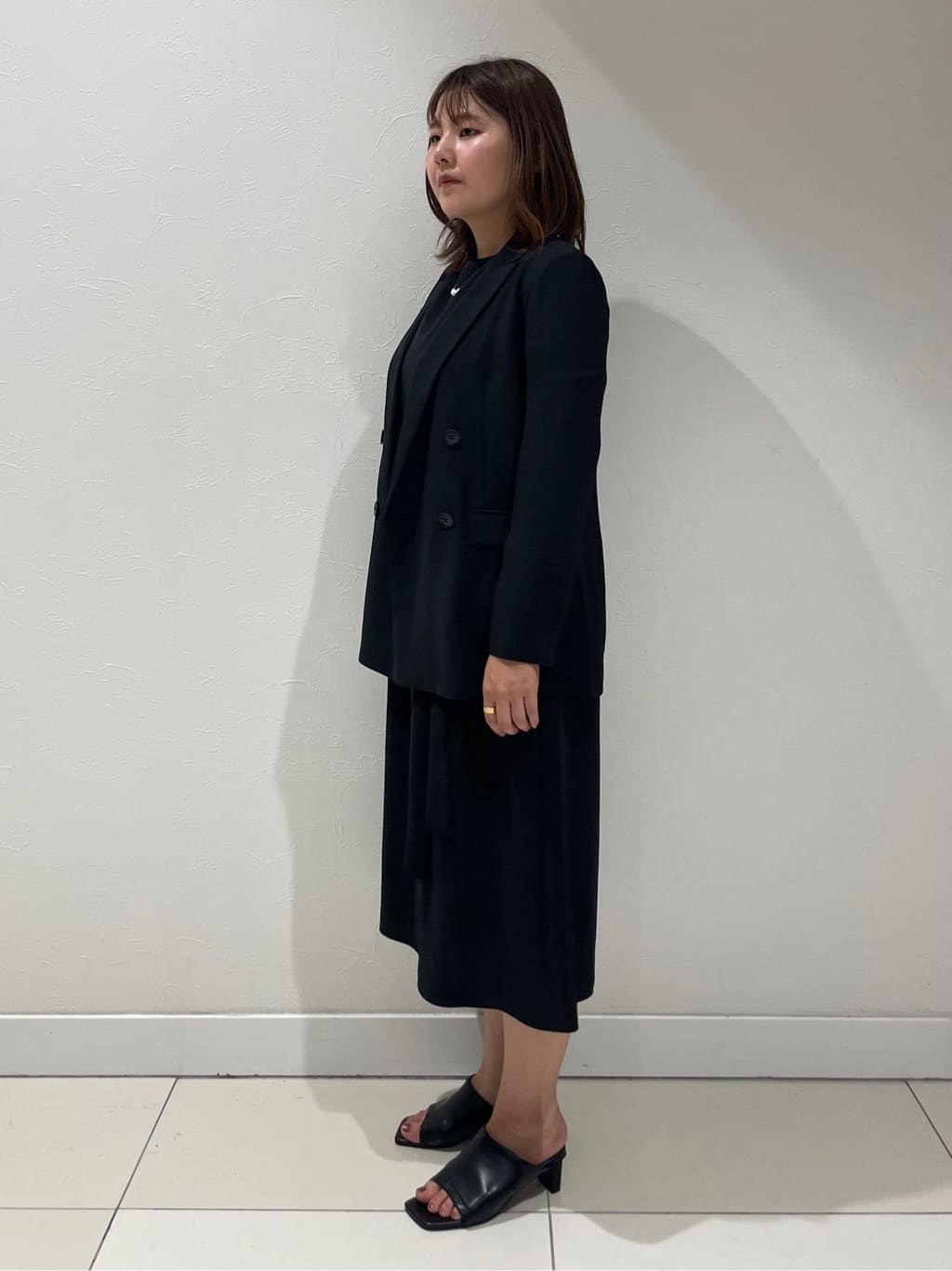 YUUKIさんの「INDIVI｜【セレモニーにおすすめ！】パール調トップネックレス」を使ったコーディネート