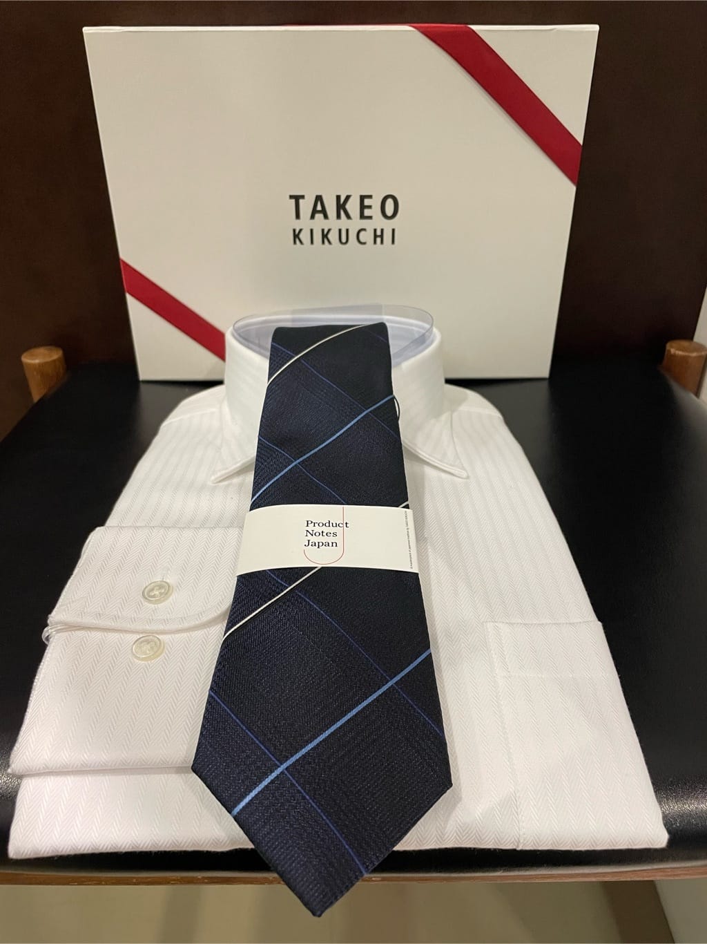 MAKOTO AIさんの「TAKEO KIKUCHI｜【Made in JAPAN】番千鳥ウィンドペン柄 ネクタイ」を使ったコーディネート