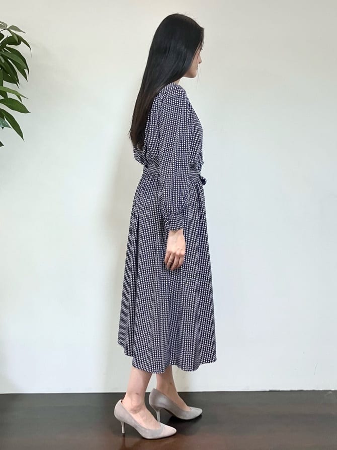 カレンさんの「UNTITLED｜【日本製／2WAY衿】スタンドカラー ロングコート」を使ったコーディネート