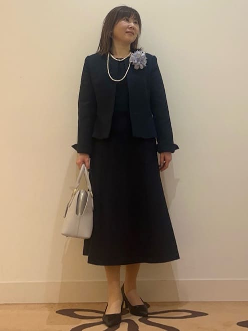Juneさんの「UNTITLED｜【追加/日本製】ブーケフラワーコサージュ」を使ったコーディネート