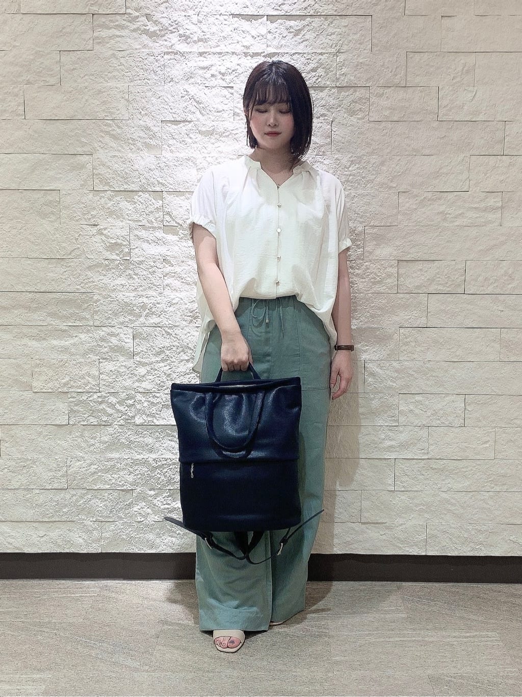 mさんの「HIROKO HAYASHI｜MAMELI（マメリ）リュックM」を使ったコーディネート