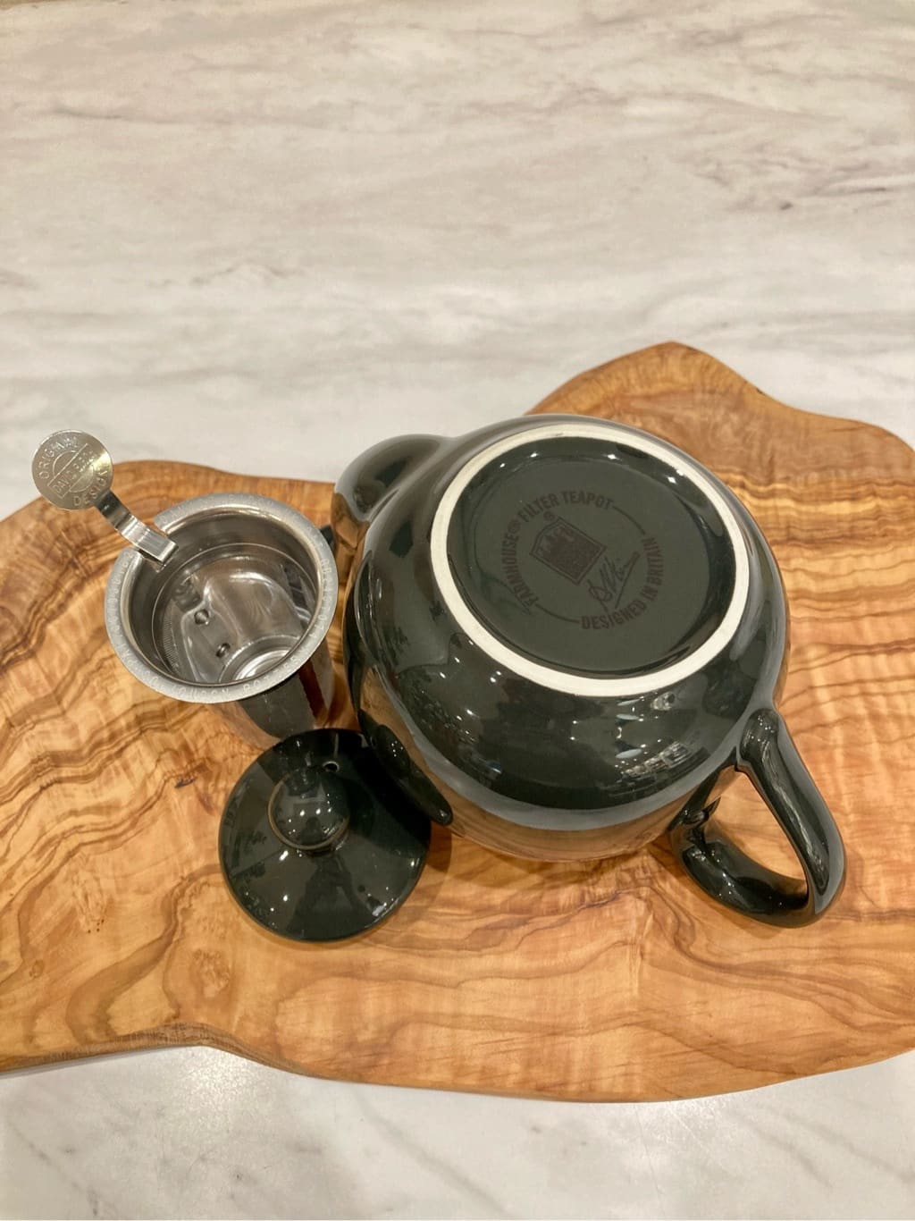 n.さんの「212 KITCHEN STORE｜ファームハウス ティーポット ミッドナイトフォレスト ２カップ ＜London Pottery  ロ」を使ったコーディネート