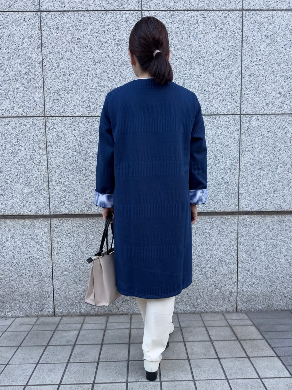 Mii (みー)さんの「SHOO･LA･RUE｜【洗える/SS-3L】すっきりキレイにかっこよく 大人のテーパードパンツ」を使ったコーディネート