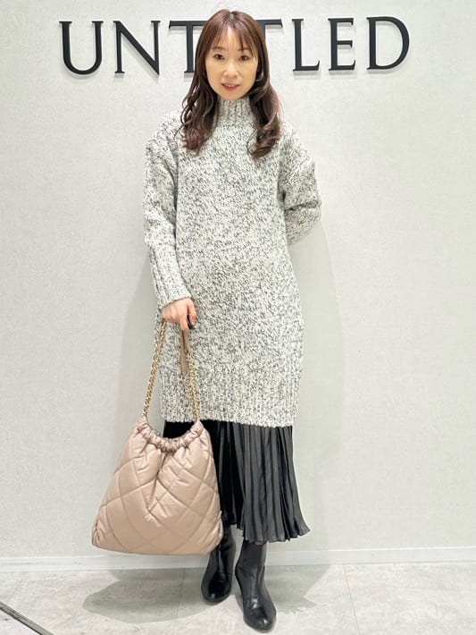 Miwaさんの「UNTITLED｜【日本製／2WAY衿】スタンドカラー ロングコート」を使ったコーディネート