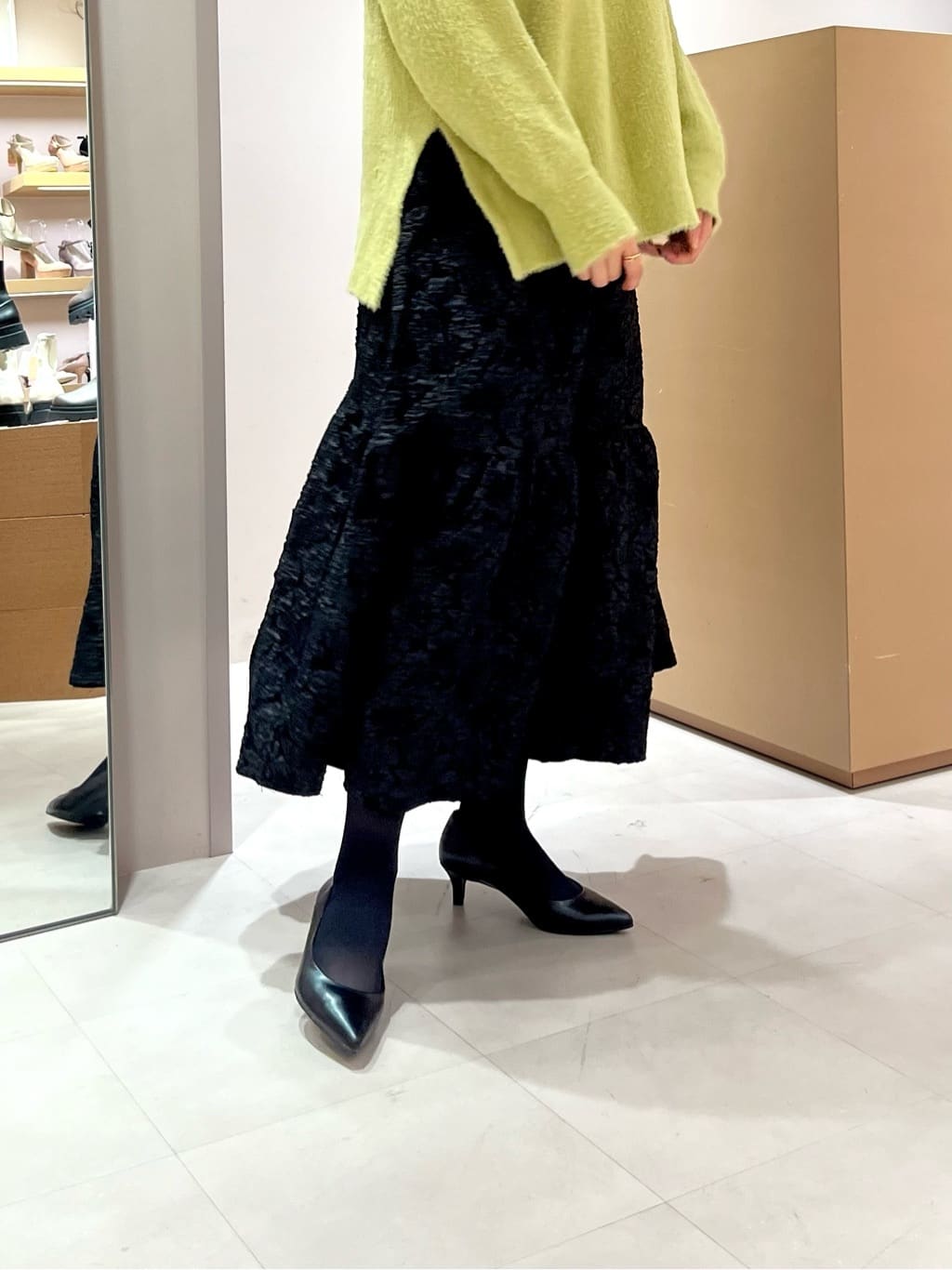 aya.oさんの「ESPERANZA｜12時間パンプスEveryDayPlane[5.5cmヒール]」を使ったコーディネート