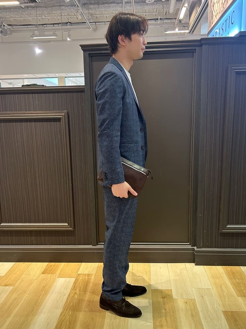 ふみふみさんの「TAKEO KIKUCHI｜【抗菌防臭】COOL DOTS（R）ドビープリント パンツ」を使ったコーディネート