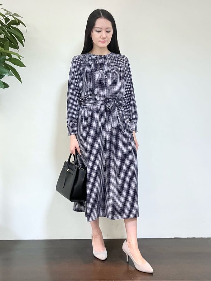 カレンさんの「UNTITLED｜【日本製／2WAY衿】スタンドカラー ロングコート」を使ったコーディネート