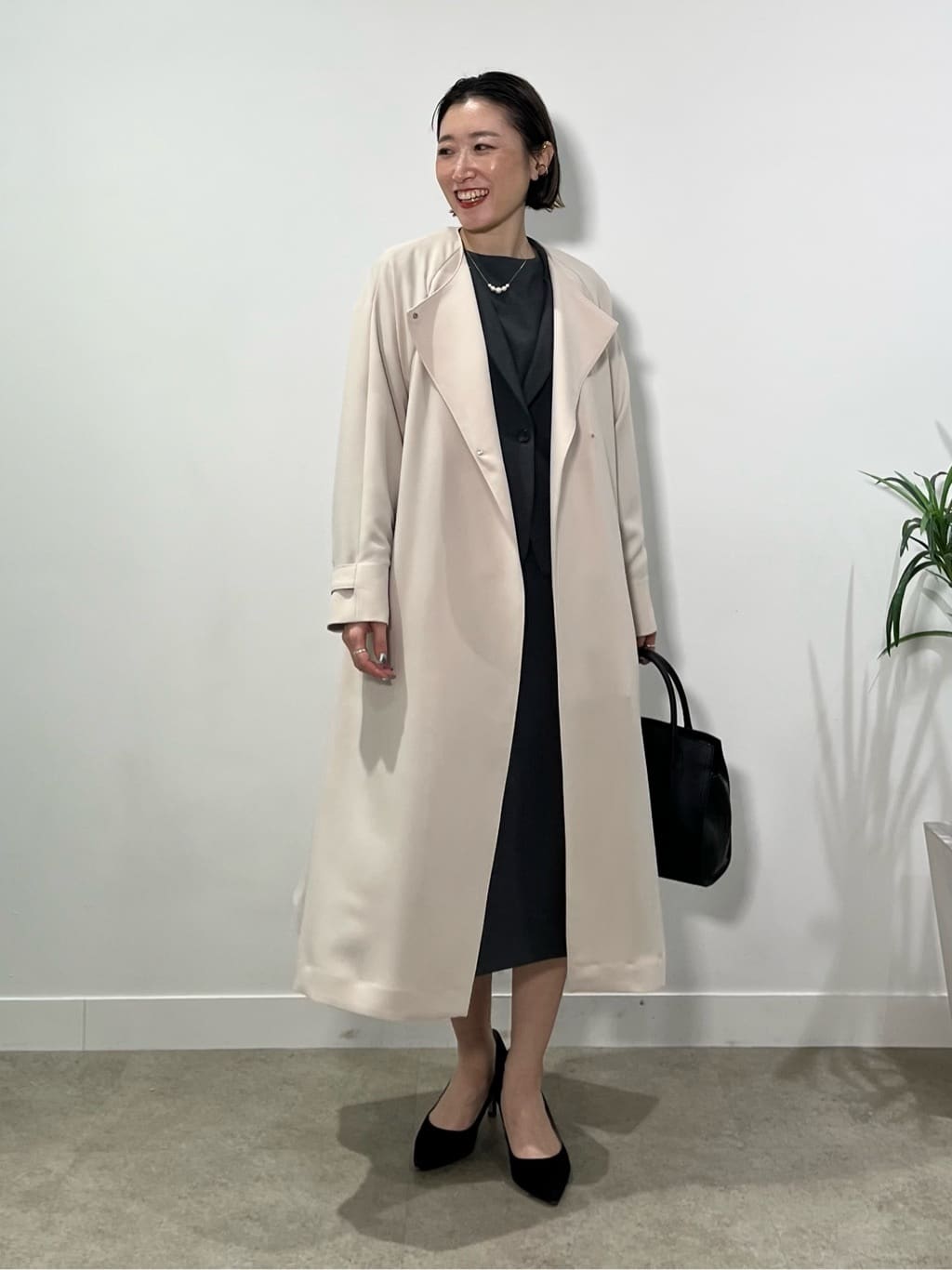 kotakiさんの「INDIVI｜【セレモニーにおすすめ！】パール調トップネックレス」を使ったコーディネート