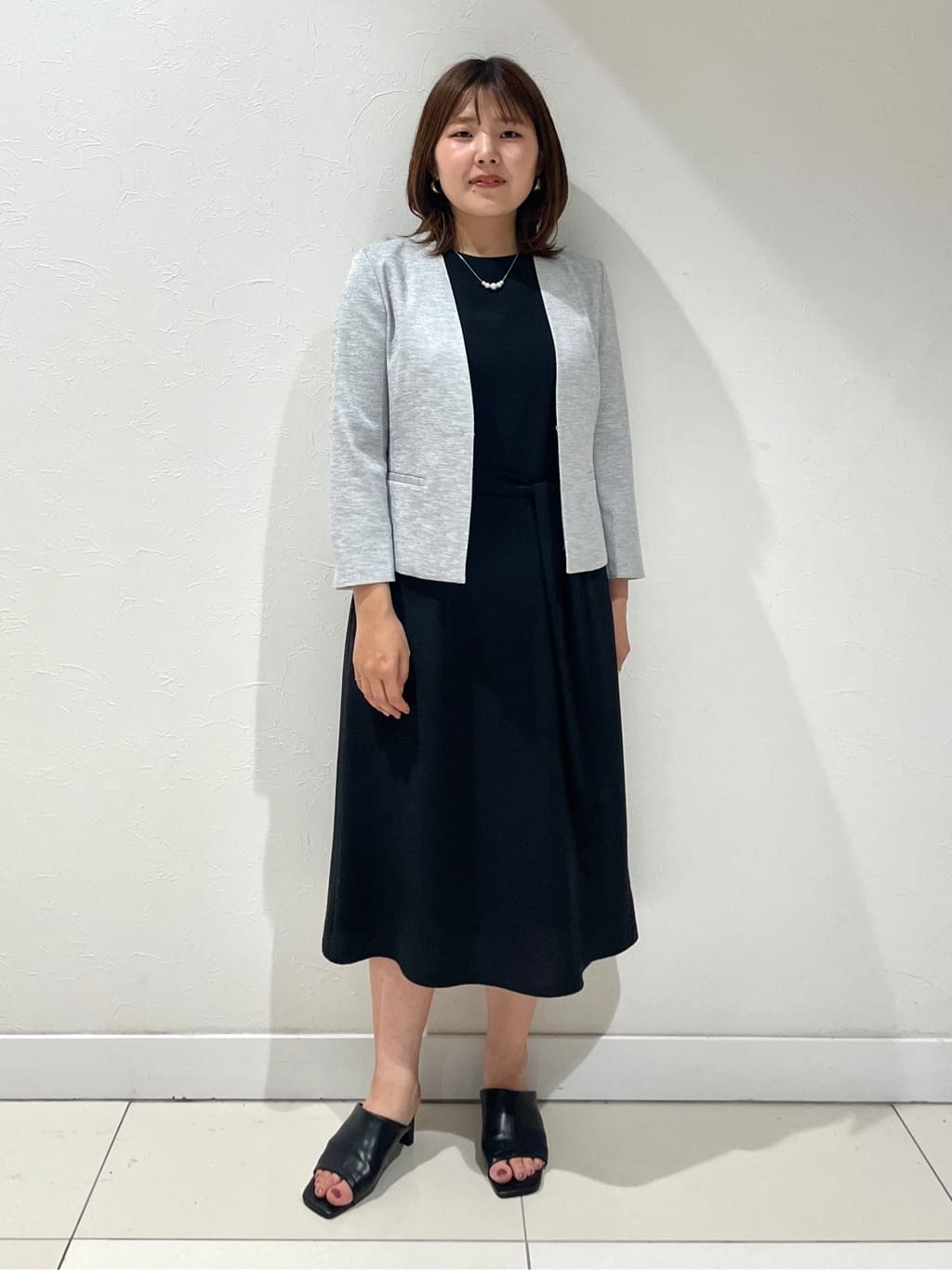 YUUKIさんの「INDIVI｜【セレモニーにおすすめ！】パール調トップネックレス」を使ったコーディネート