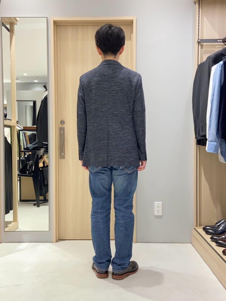 わいずみさんの「TAKEO KIKUCHI｜【尾州織】リネンブレンド メッシュ ジャケット」を使ったコーディネート