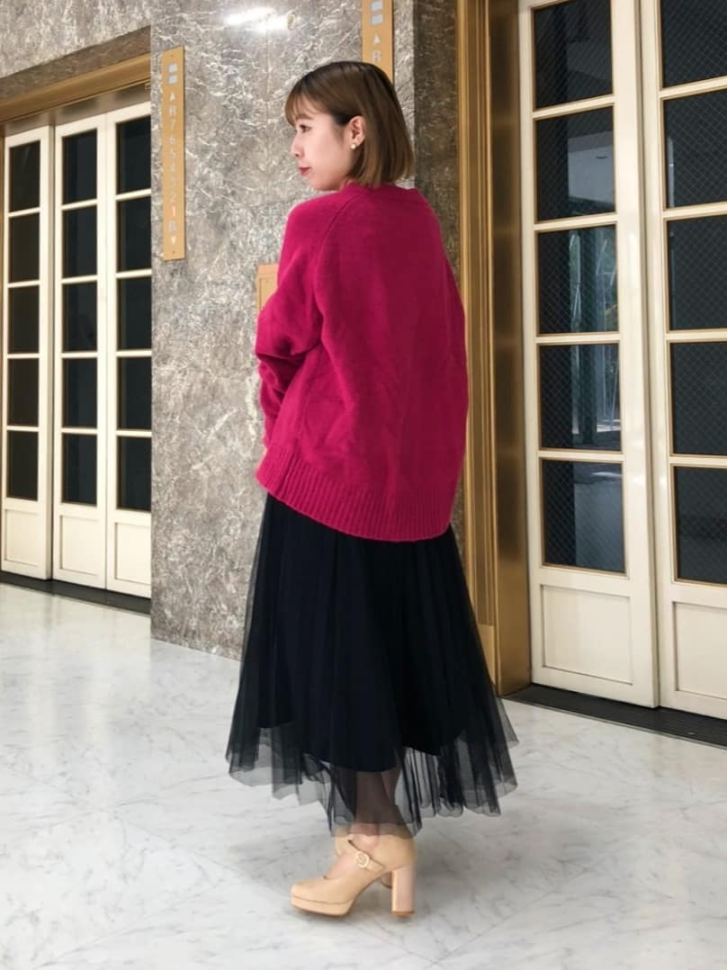 re__さんの「ESPERANZA｜メッキプレートヒールストラップパンプス」を使ったコーディネート