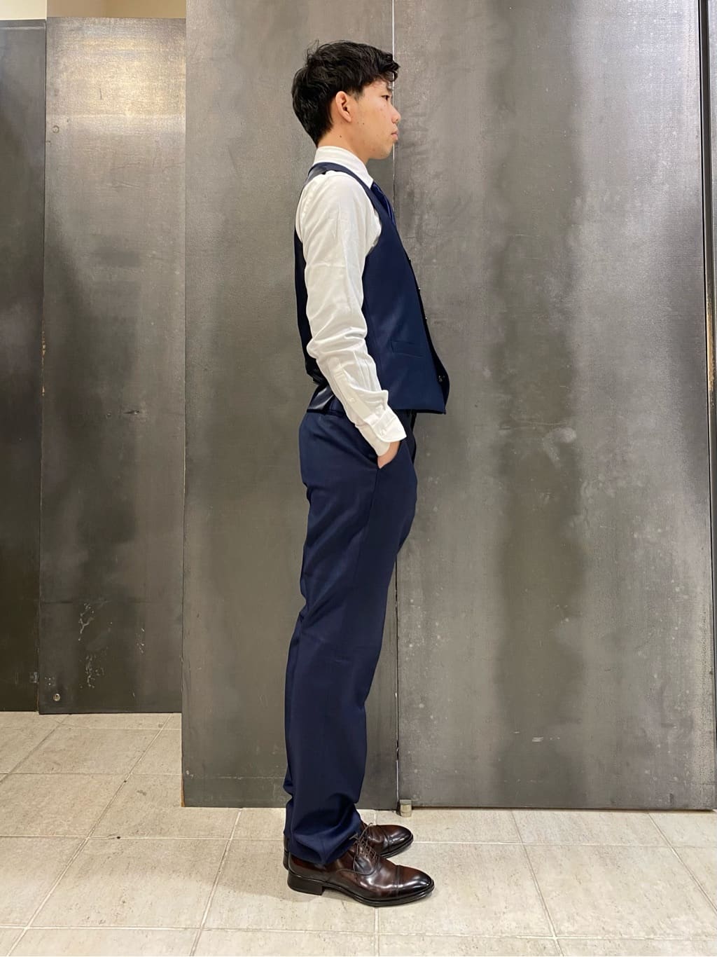 shoumaさんの「TAKEO KIKUCHI｜ストレートチップシューズ[ メンズ ビジネス シューズ 結婚式 ]」を使ったコーディネート