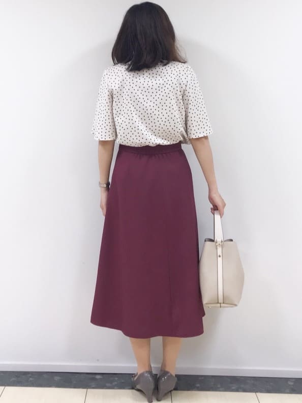 yukinaさんの「COUP DE CHANCE｜【2WAY】フェイクスエードコンビ ワンハンドルバッグ」を使ったコーディネート