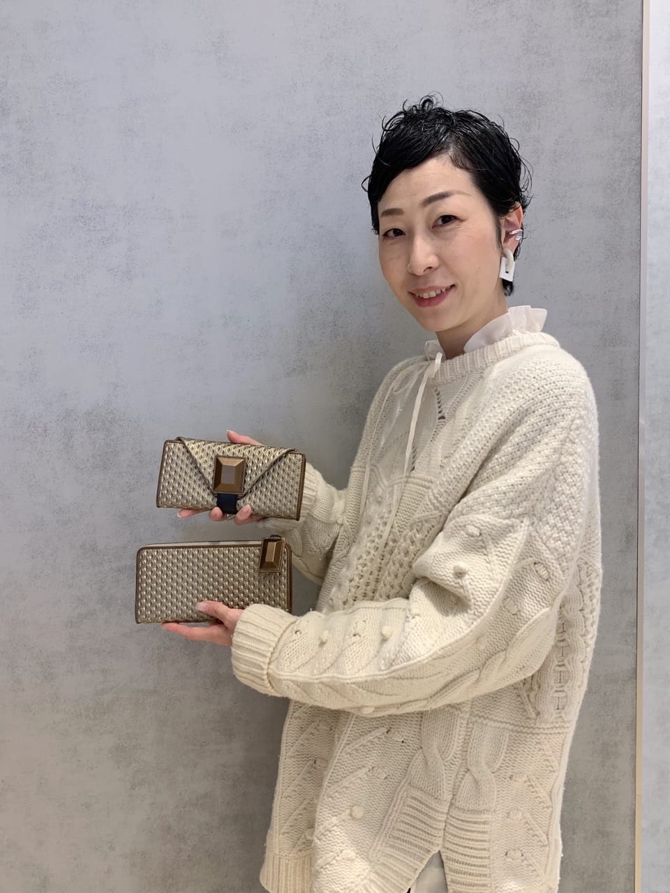 Kさんの「HIROKO HAYASHI｜CARATI（カラーティ）長財布ミニ」を使ったコーディネート
