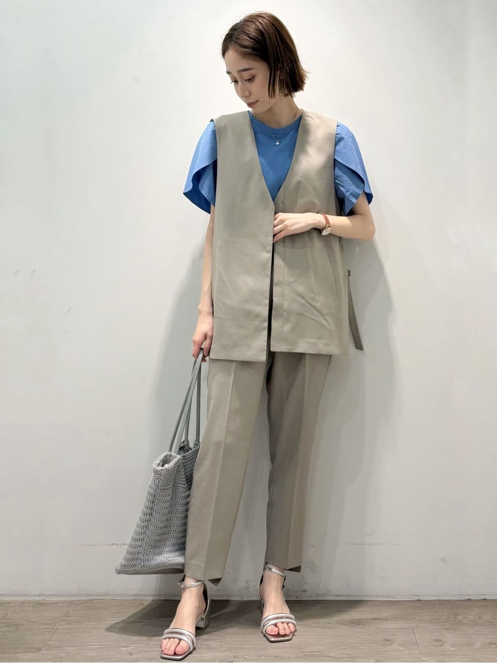 ぶまりんさんの「OPAQUE.CLIP｜ノンホール細ベルト」を使ったコーディネート