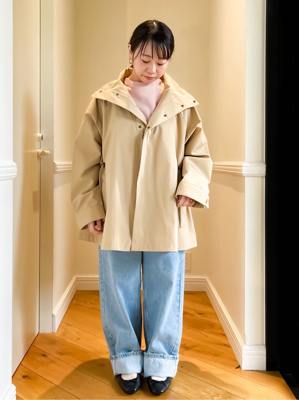 HOMMAさんの「DRESSTERIOR｜◆ソフトレザーバレエシューズ」を使ったコーディネート