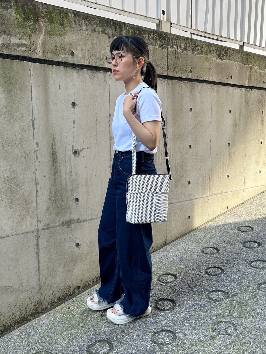 NICHIさんの「HIROKO HAYASHI｜OTTICA（オッティカ）ショルダーバッグ」を使ったコーディネート