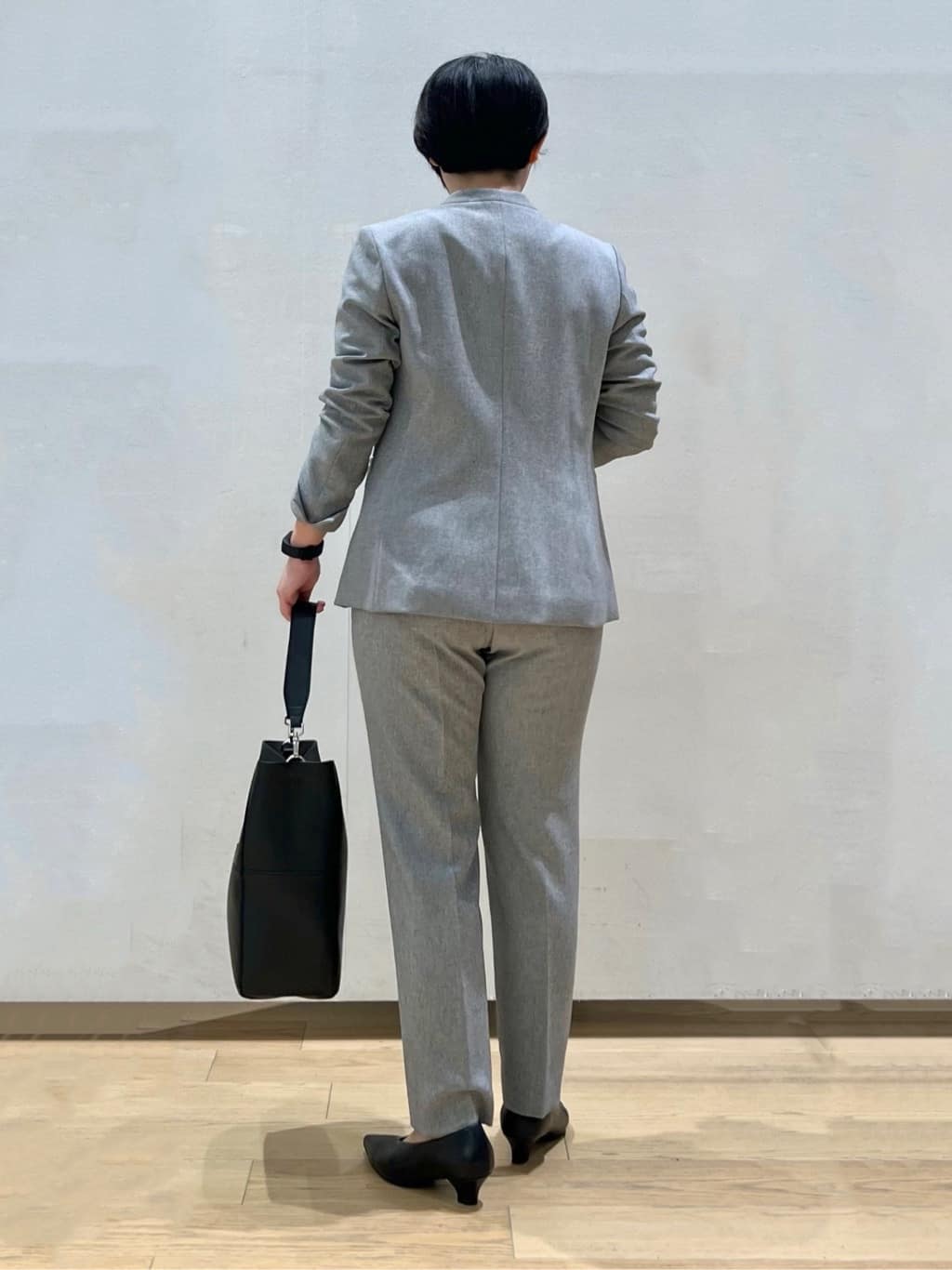 shimaさんの「INDIVI｜【洗える/通勤/UVケア/日本製】ストレッチテーラードジャケット」を使ったコーディネート