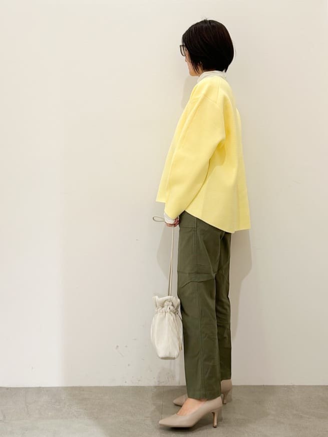 NAKAさんの「OPAQUE.CLIP｜ストレッチベイカーパンツ／オーガニックコットン混【洗濯機洗い可／ストレッチ】」を使ったコーディネート