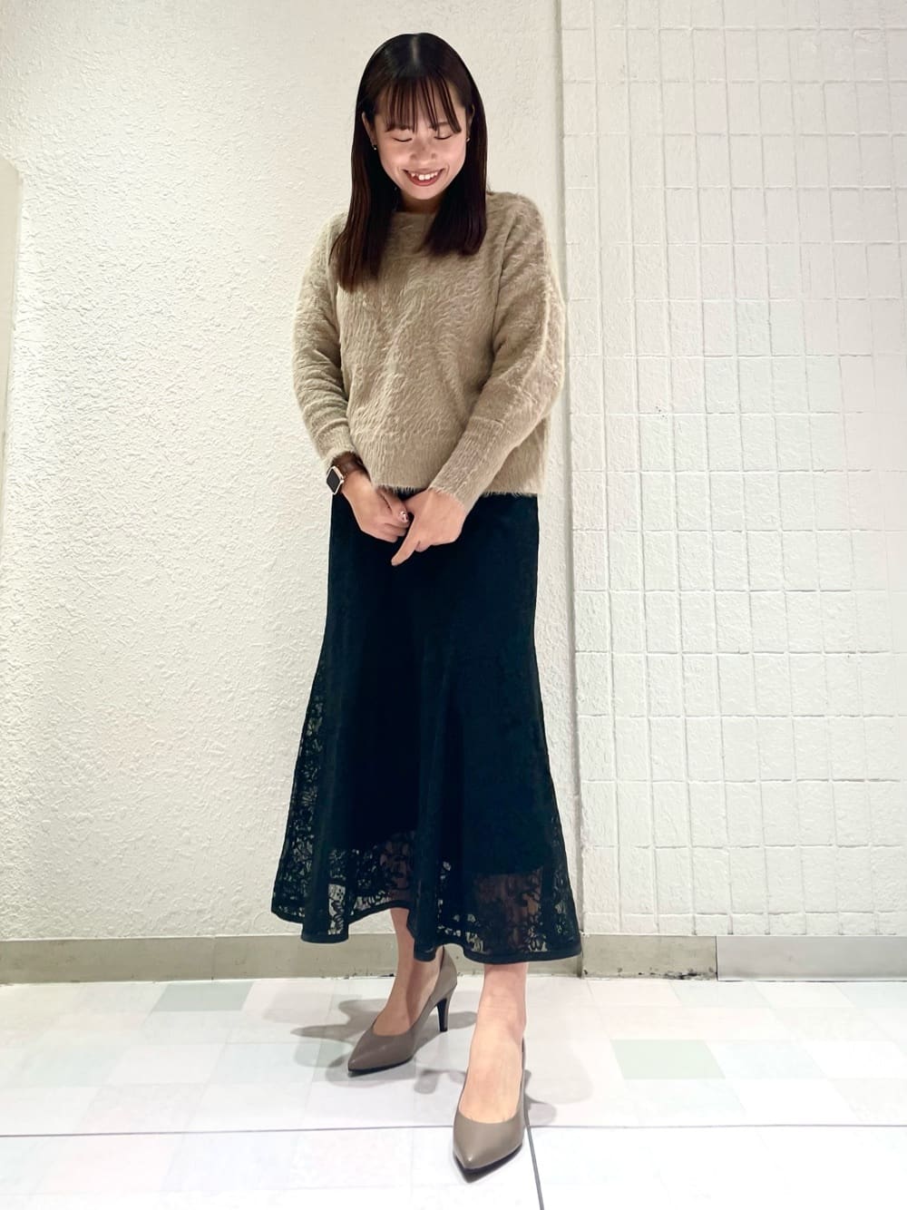 SEIKOさんの「ESPERANZA｜12時間パンプスEveryDayPlane「約7.5cmヒール」」を使ったコーディネート