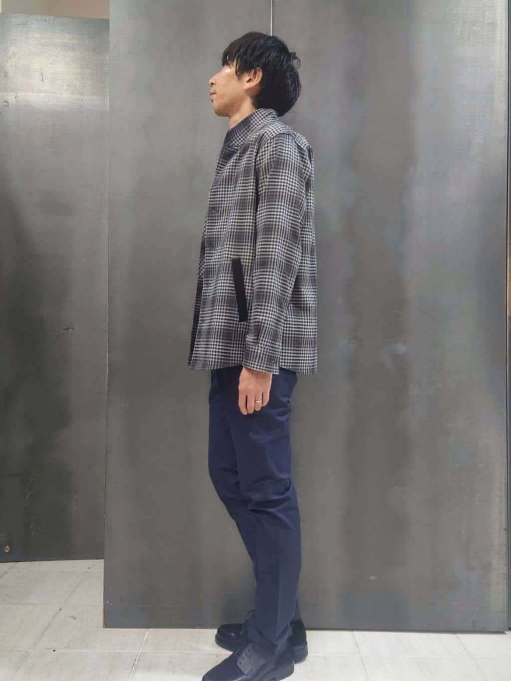 kawamuさんの「TAKEO KIKUCHI｜【全7サイズ&times;8色展開！】トップマルチヘリンボン パンツ」を使ったコーディネート