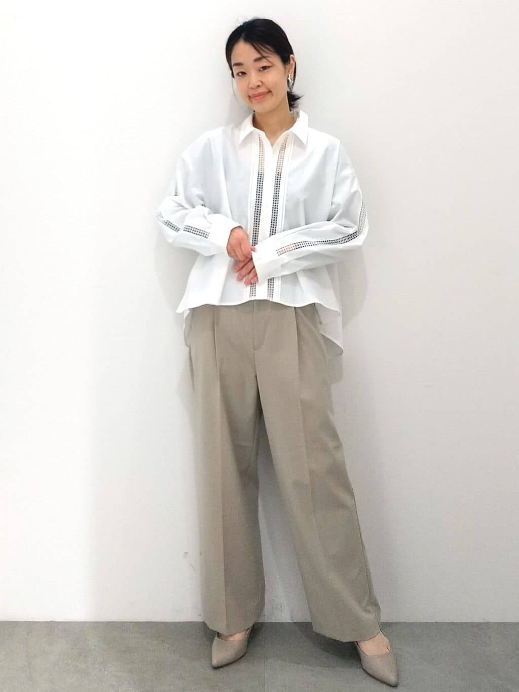 Matsuさんの「OPAQUE.CLIP｜【抗菌防臭加工/7cmヒール】ベーシックパンプス/通勤対応」を使ったコーディネート