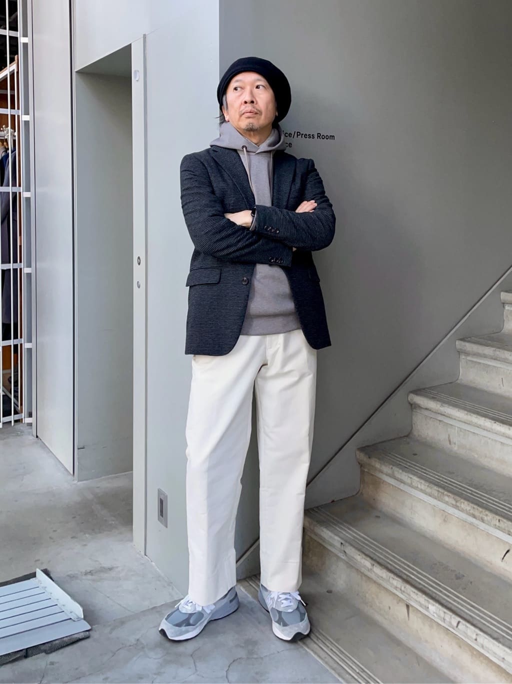 デザイナーTAKEman さんの「TAKEO KIKUCHI｜フルベジタンニンレザー バックパック」を使ったコーディネート