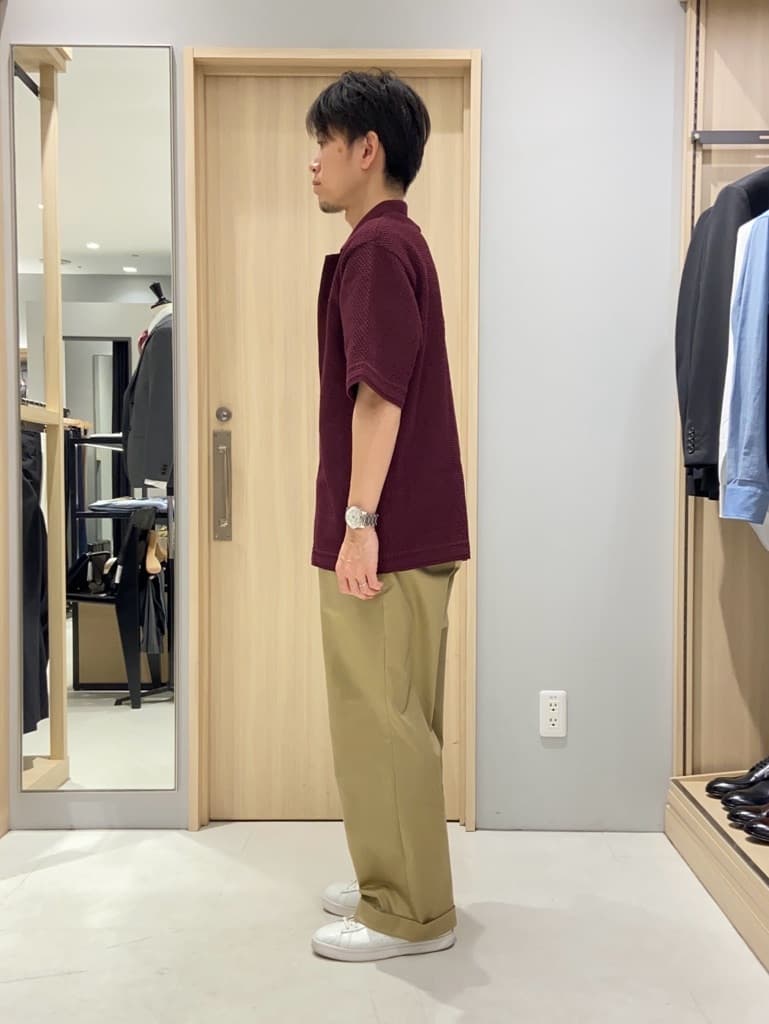 わいずみさんの「TAKEO KIKUCHI｜【抗菌防臭／5サイズ展開】ハイゲージポンチ Tシャツ」を使ったコーディネート