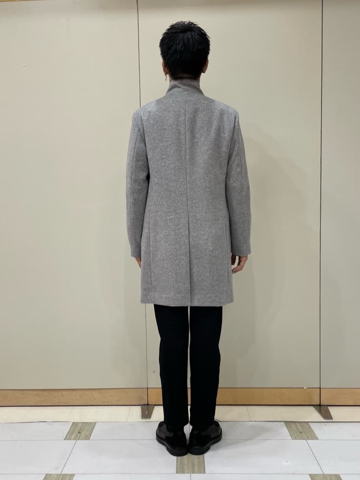 TAKE✳︎さんの「TAKEO KIKUCHI｜【ウールカシミヤブレンド】ビーバー調 スタンドカラー コート」を使ったコーディネート