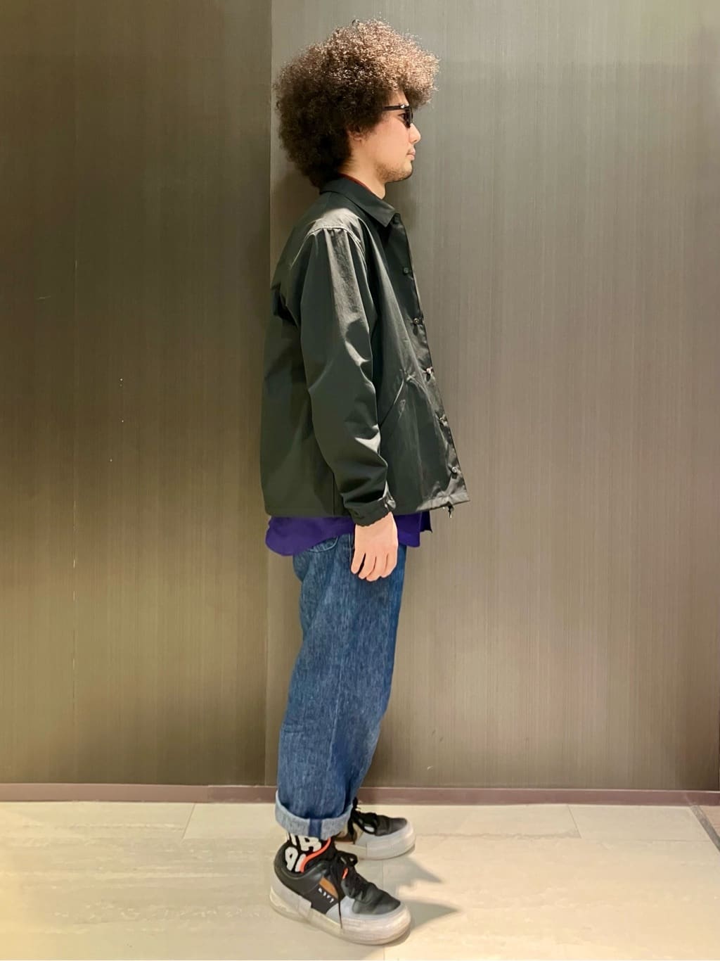 MATSUさんの「TAKEO KIKUCHI｜ボーラーハット ハンドペイントライク バンダナ」を使ったコーディネート