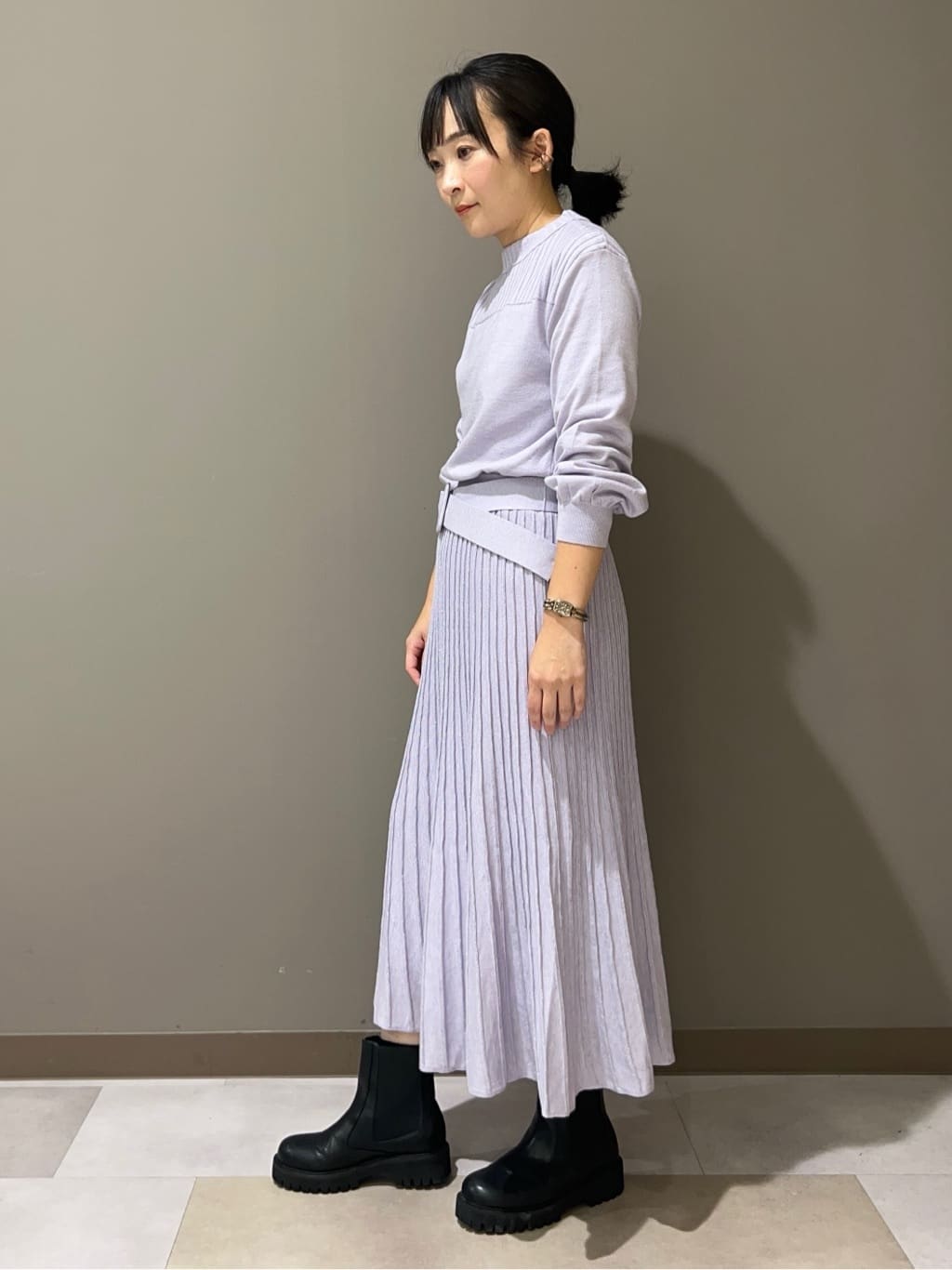 hattoriさんの「INDIVI｜【定番人気！/名品コート/日本製】ウール100%チェスターコート」を使ったコーディネート