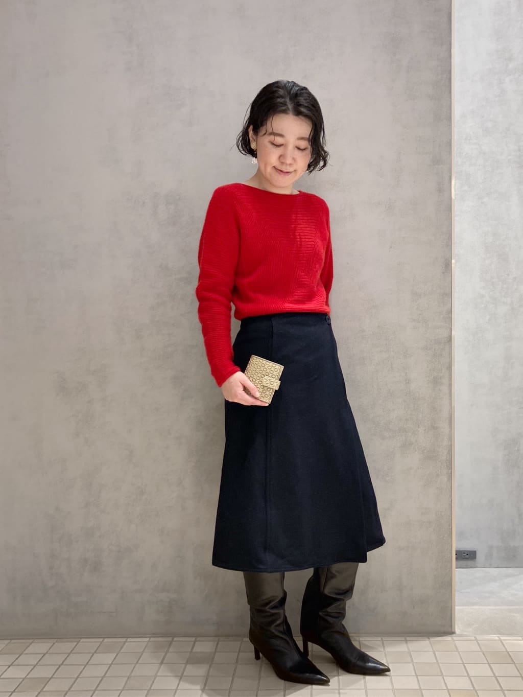 Cさんの「HIROKO HAYASHI｜GIRASOLE（ジラソーレ）薄型二つ折り財布」を使ったコーディネート