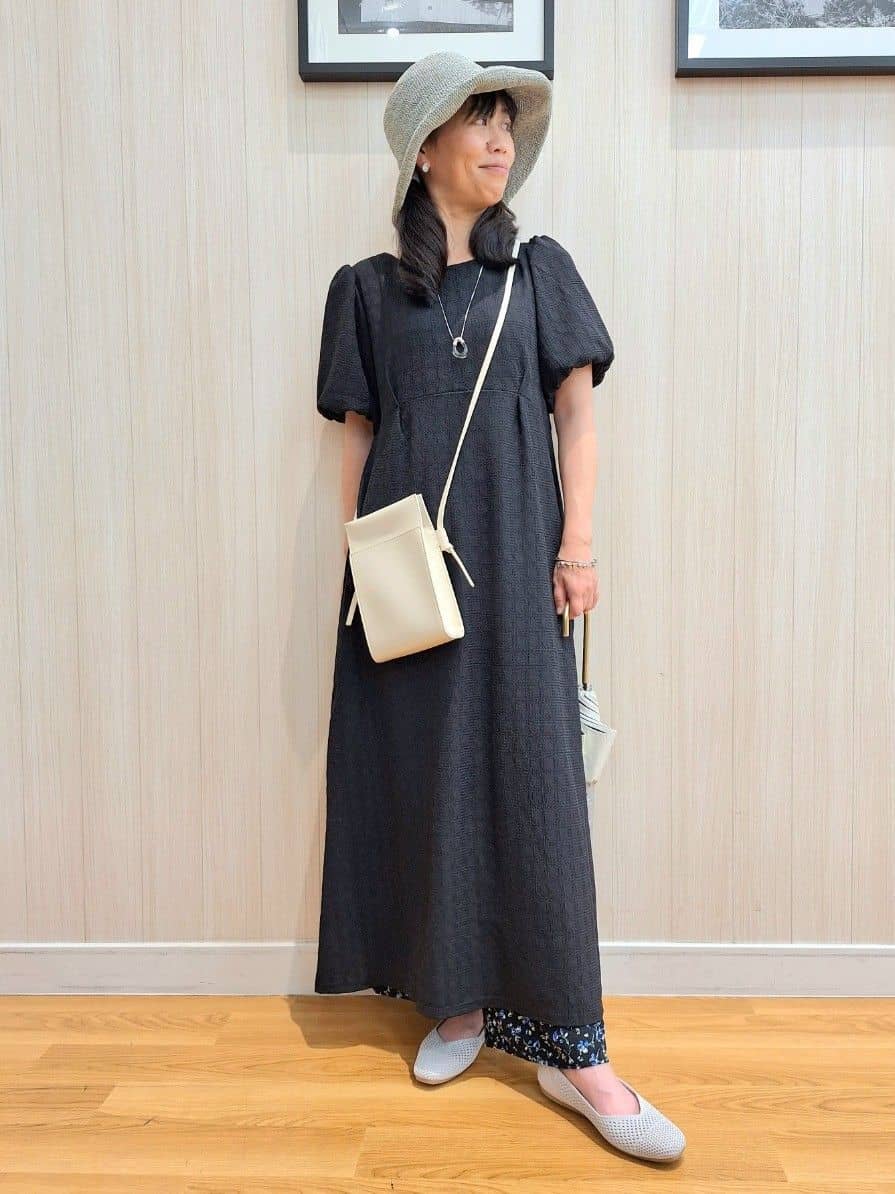 Saoさんの「SHOO･LA･RUE｜【長傘/晴雨兼用/because】遮光バイカラーパラソル」を使ったコーディネート