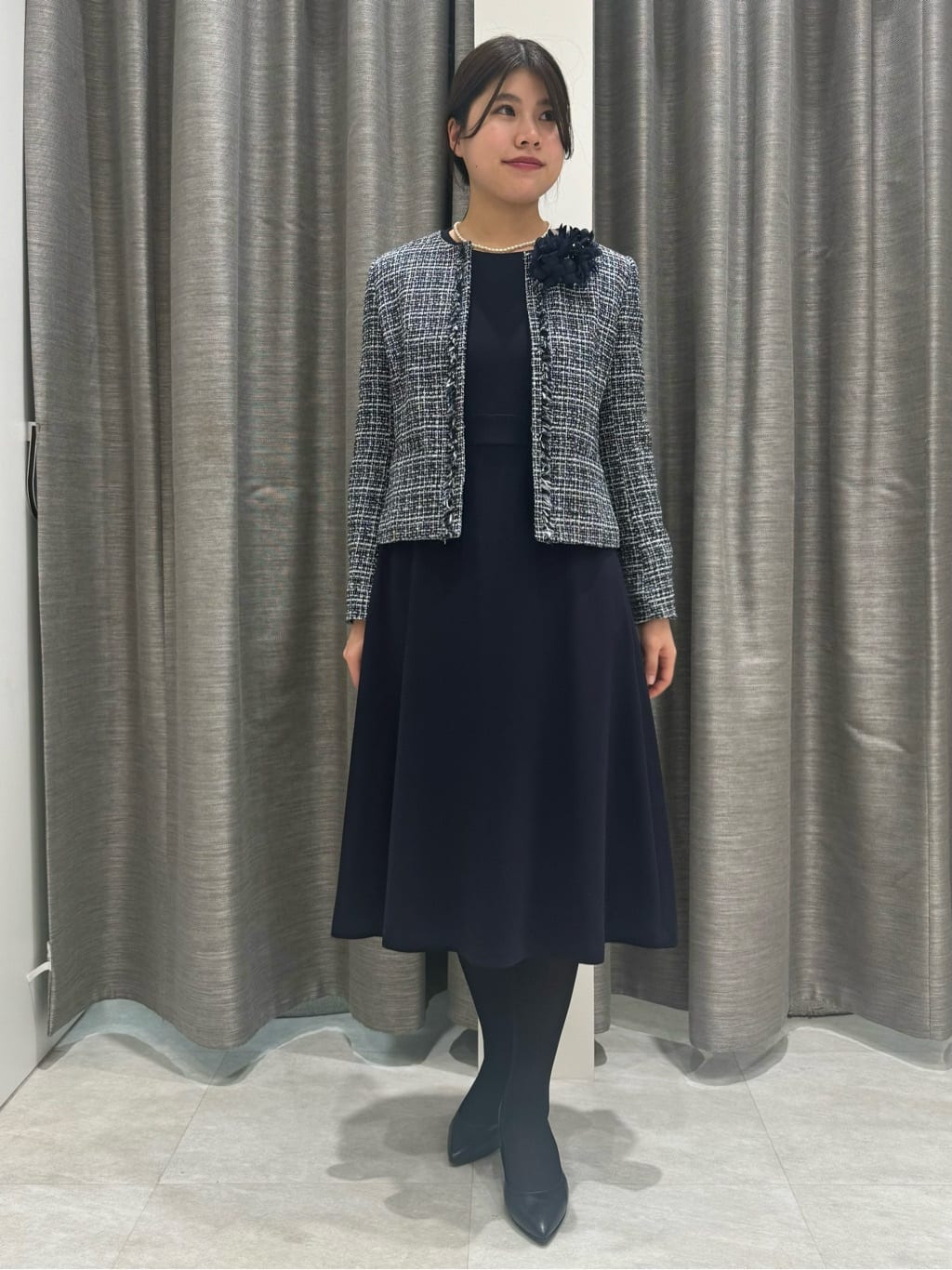 nanaさんの「UNTITLED｜【追加/日本製】ブーケフラワーコサージュ」を使ったコーディネート