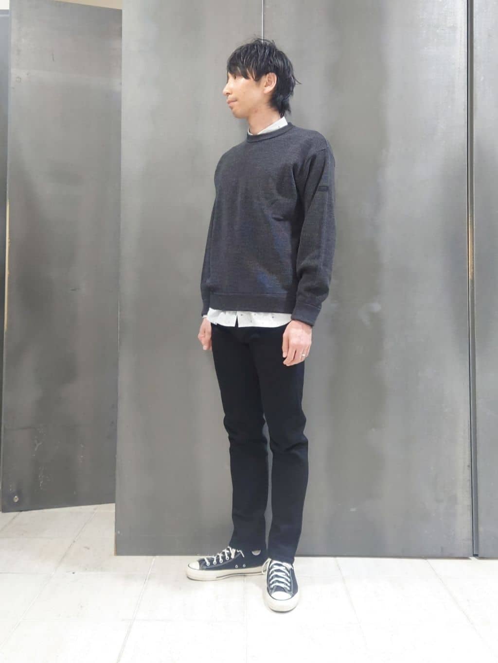 kawamuさんの「TAKEO KIKUCHI｜【Sサイズ～】ストレッチ デニム パンツ」を使ったコーディネート