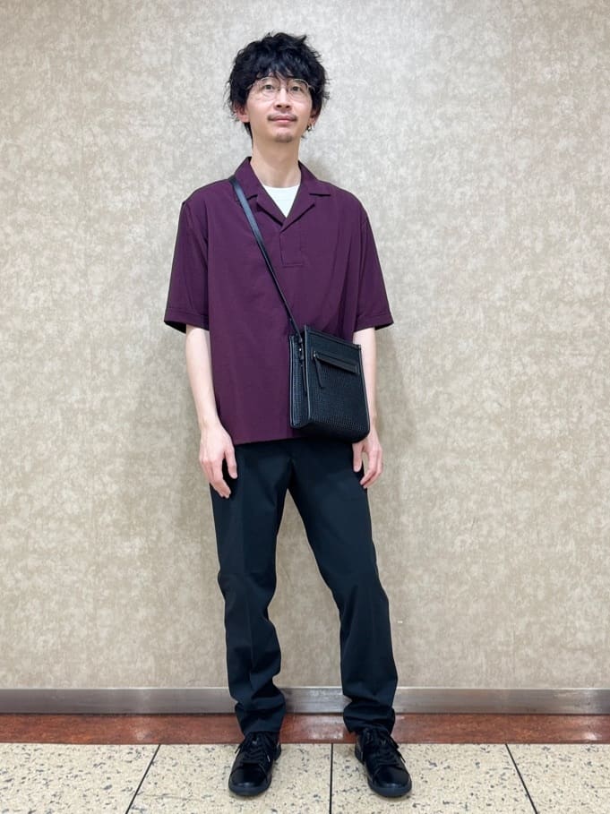 よっしーさんの「TAKEO KIKUCHI｜【抗菌防臭／5サイズ展開】ハイゲージポンチ Tシャツ」を使ったコーディネート