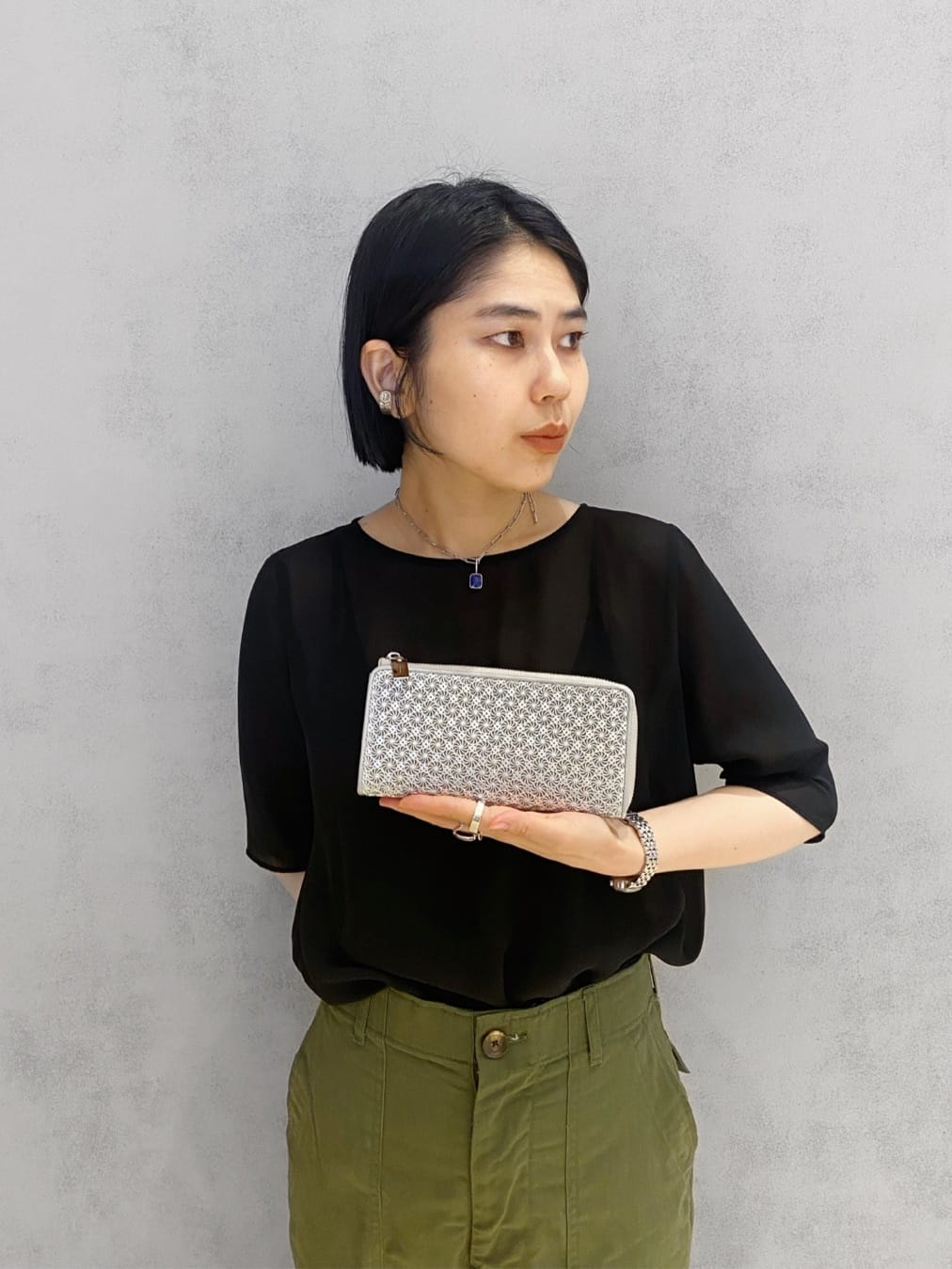 Uさんの「HIROKO HAYASHI｜GIRASOLE（ジラソーレ）マルチ財布」を使ったコーディネート
