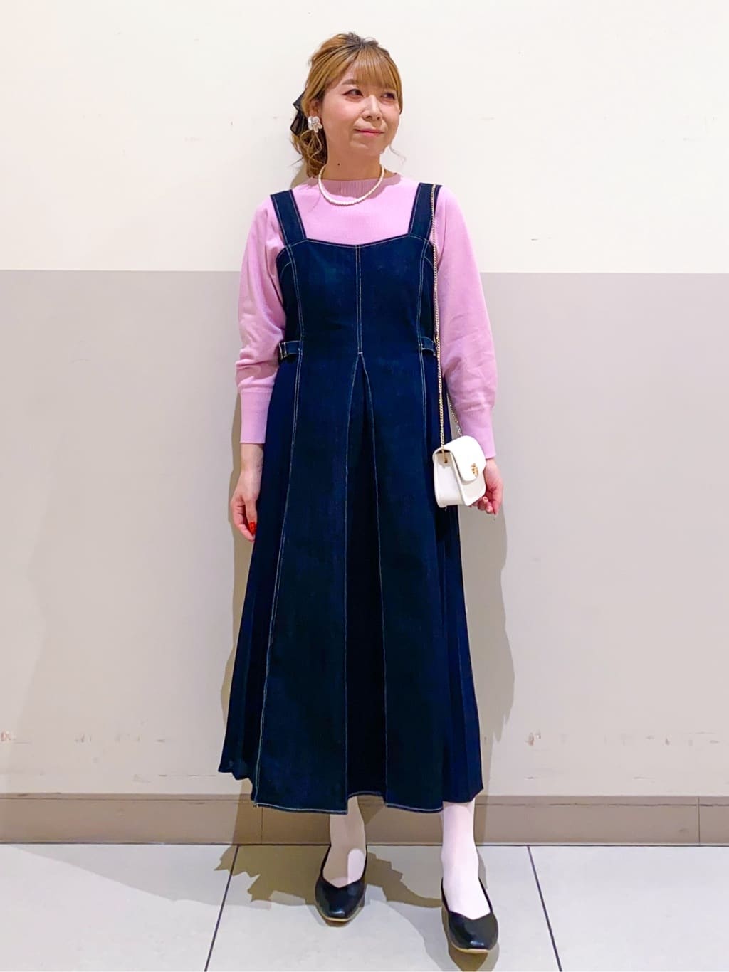 Harukaさんの「grove｜キレイに決まる!脇プリーツジャンドレ」を使ったコーディネート