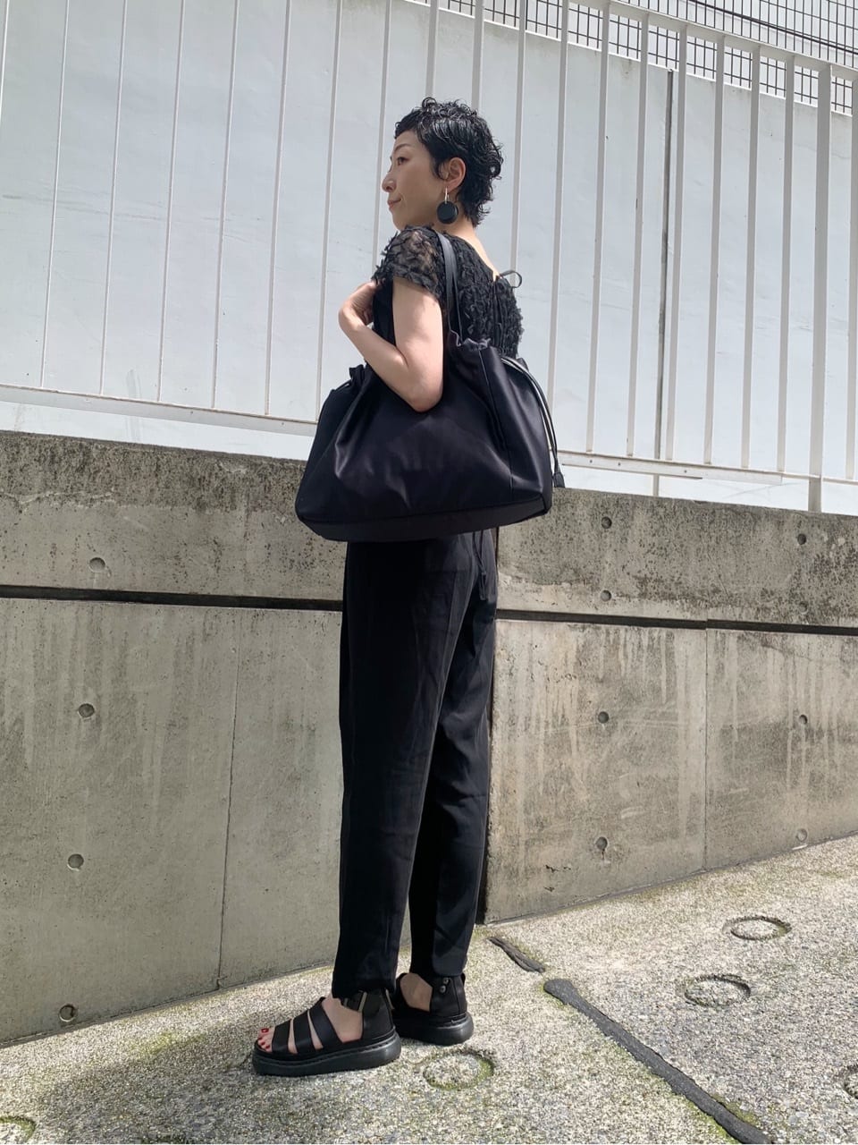 Kさんの「HIROKO HAYASHI｜LUINI SATINE（ルイーニ サティーネ）トートバッグ」を使ったコーディネート