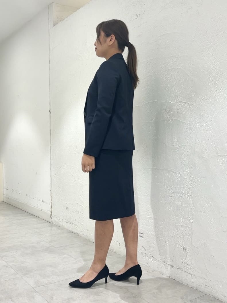 mikaさんの「UNTITLED｜【軽くて快適！】ウール混 ストレッチテーラードジャケット」を使ったコーディネート